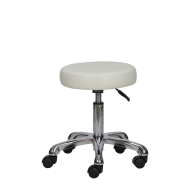 Табуретка за педикюр Orbita XXL37/43 см -бяла