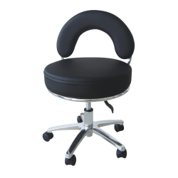 Табуретка за педикюр Zen 37/43 см - черна