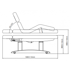 Спа кушетка Troch (4 мотора) 198 x 76 x 67/94 см